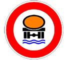 Verbot für Fahrzeuge mit wassergefährdenter Ladung