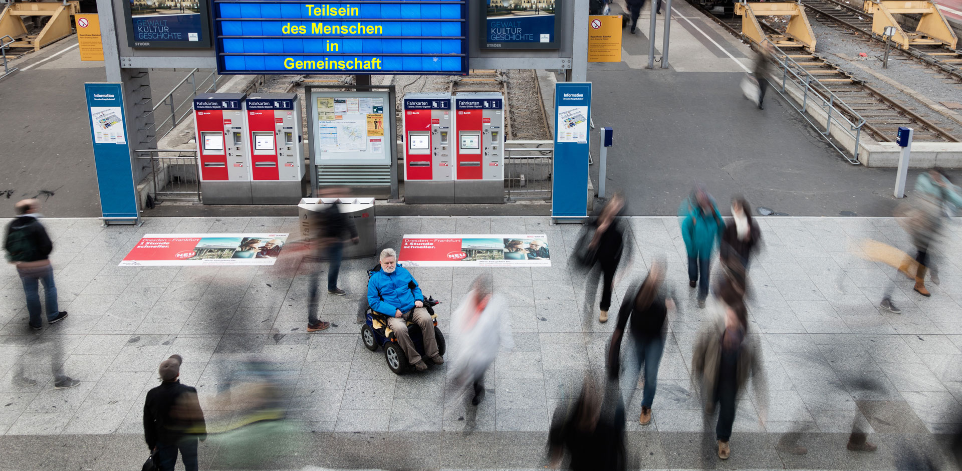 TeilSein eines Menschen in Gemeinschaft